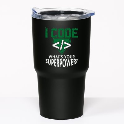 Computer Engineer Coding I Code Superpower Tumbler