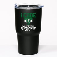 Computer Engineer Coding I Code Superpower Tumbler