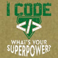 Computer Engineer Coding I Code Superpower Garment-Dyed Women's Muscle Tee