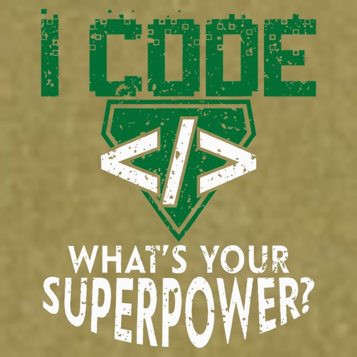 Computer Engineer Coding I Code Superpower Garment-Dyed Women's Muscle Tee