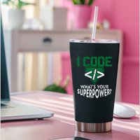 Computer Engineer Coding I Code Superpower Permanent Decal Sticker
