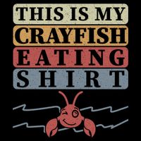 Crayfish Eating Crawfish Season Cute Gift Doggie Tank
