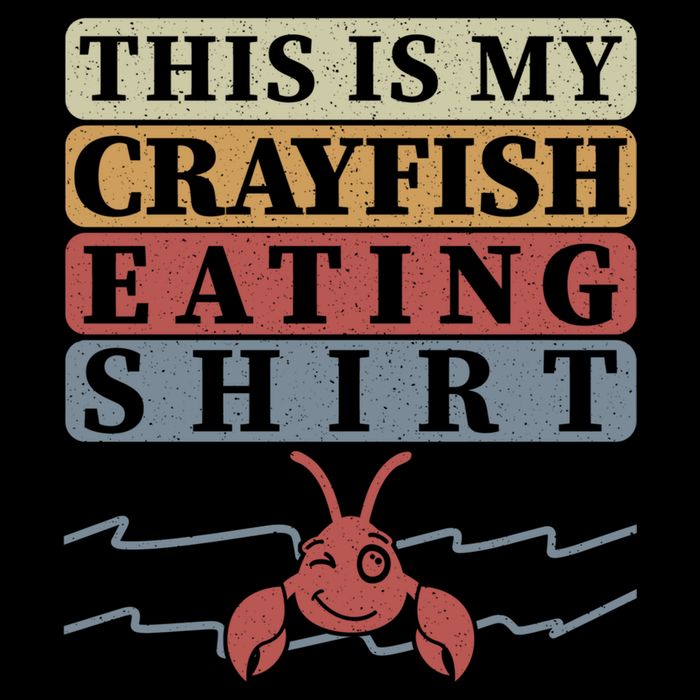 Crayfish Eating Crawfish Season Cute Gift Doggie Tank