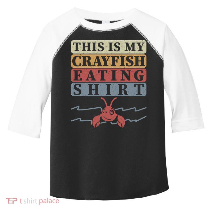 Crayfish Eating Crawfish Season Cute Gift Toddler Fine Jersey T-Shirt