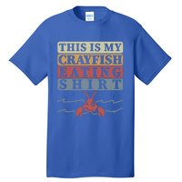 Crayfish Eating Crawfish Season Cute Gift Tall T-Shirt