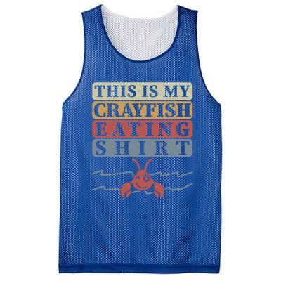 Crayfish Eating Crawfish Season Cute Gift Mesh Reversible Basketball Jersey Tank