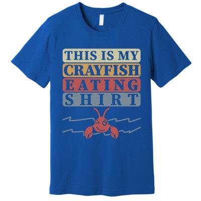 Crayfish Eating Crawfish Season Cute Gift Premium T-Shirt