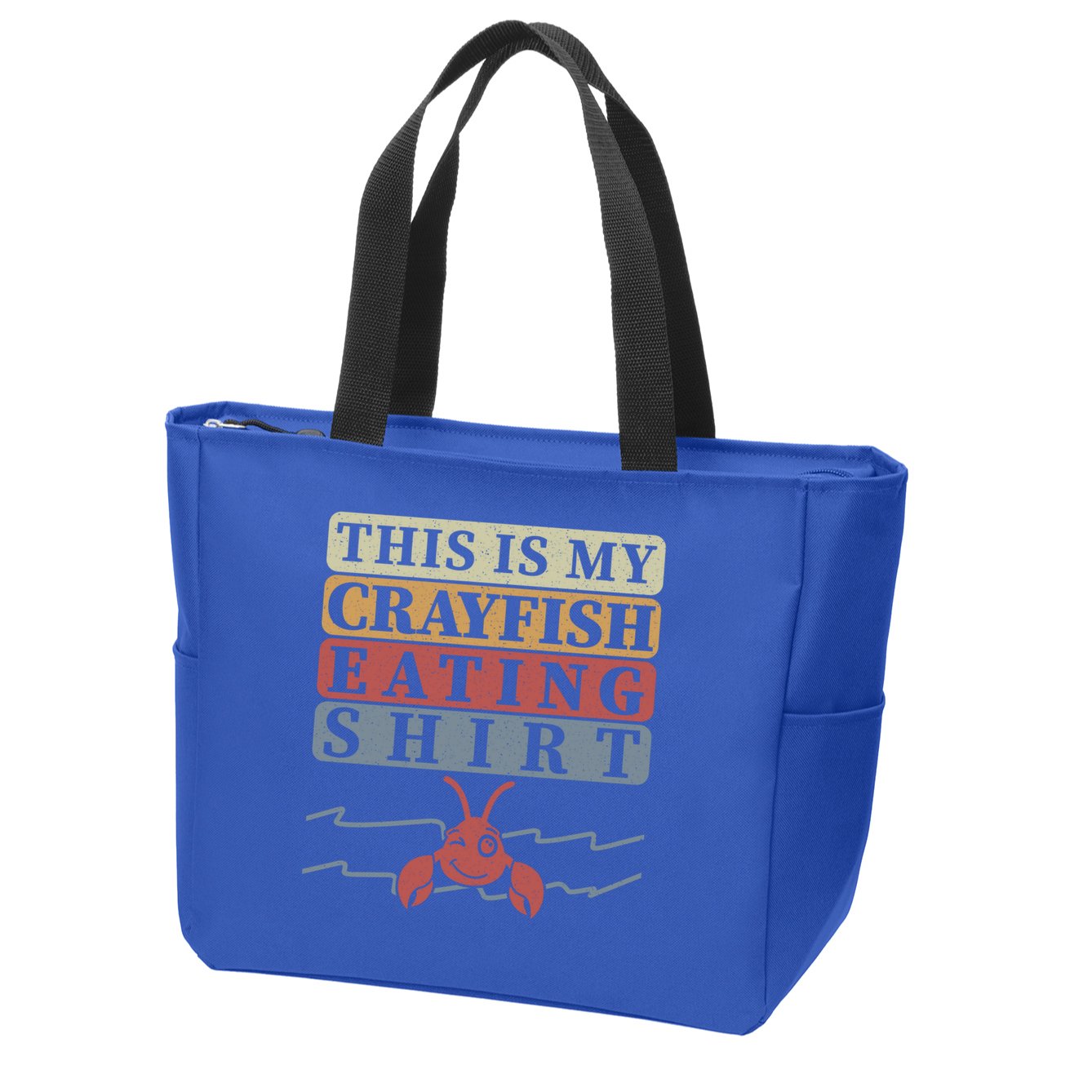 Crayfish Eating Crawfish Season Cute Gift Zip Tote Bag