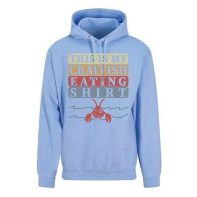 Crayfish Eating Crawfish Season Cute Gift Unisex Surf Hoodie