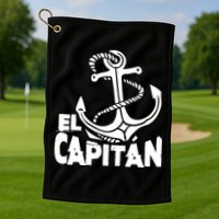 Captain El Capitan Golf Towel