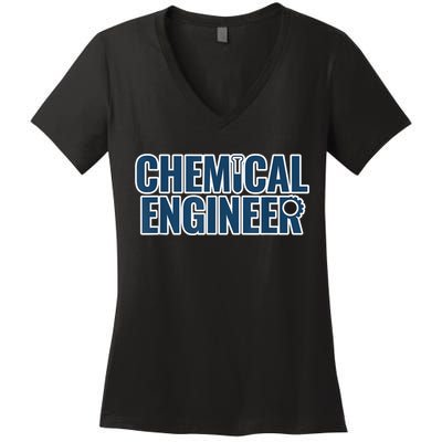 Chemical Engineering Chemical Engineer Funny For Men Women's V-Neck T-Shirt
