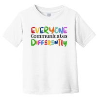 Cute Everyone Communicates Differently Toddler T-Shirt