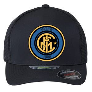 Cool European soccer Inter Milan Fc Logo Soccer Jersey Flexfit Unipanel Trucker Cap