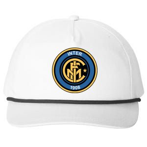 Cool European soccer Inter Milan Fc Logo Soccer Jersey Snapback Five-Panel Rope Hat