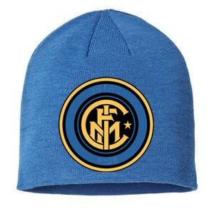 Cool European soccer Inter Milan Fc Logo Soccer Jersey Sustainable Beanie