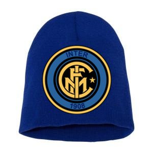 Cool European soccer Inter Milan Fc Logo Soccer Jersey Short Acrylic Beanie