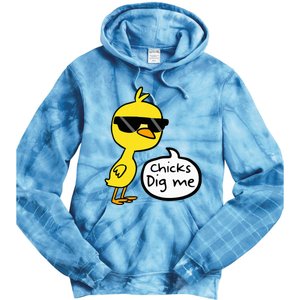 Cute Easter Chicks Dig Me Tie Dye Hoodie