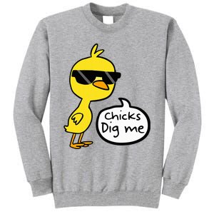 Cute Easter Chicks Dig Me Tall Sweatshirt