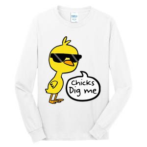 Cute Easter Chicks Dig Me Tall Long Sleeve T-Shirt