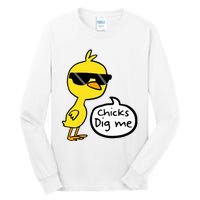 Cute Easter Chicks Dig Me Tall Long Sleeve T-Shirt