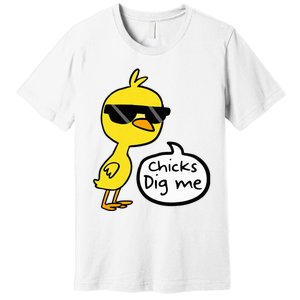 Cute Easter Chicks Dig Me Premium T-Shirt