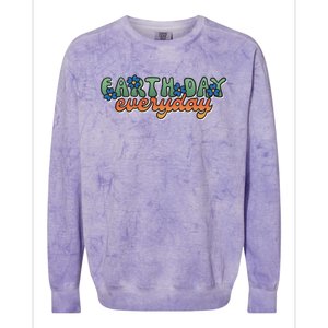 Cute Earth Day Everyday Retro Colorblast Crewneck Sweatshirt