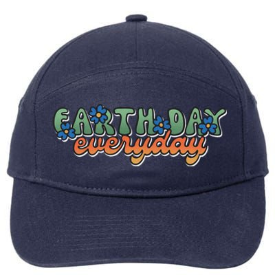 Cute Earth Day Everyday Retro 7-Panel Snapback Hat