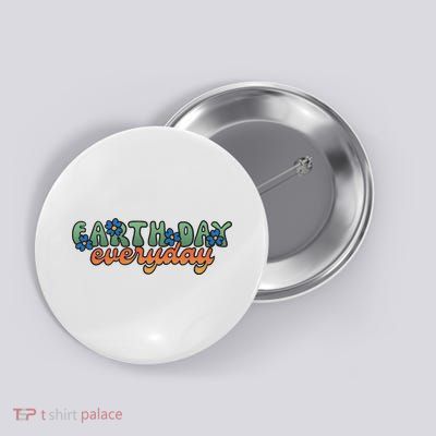 Cute Earth Day Everyday Retro Button