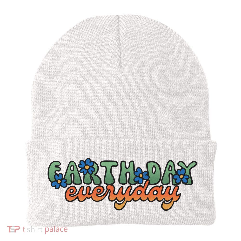 Cute Earth Day Everyday Retro Beanie