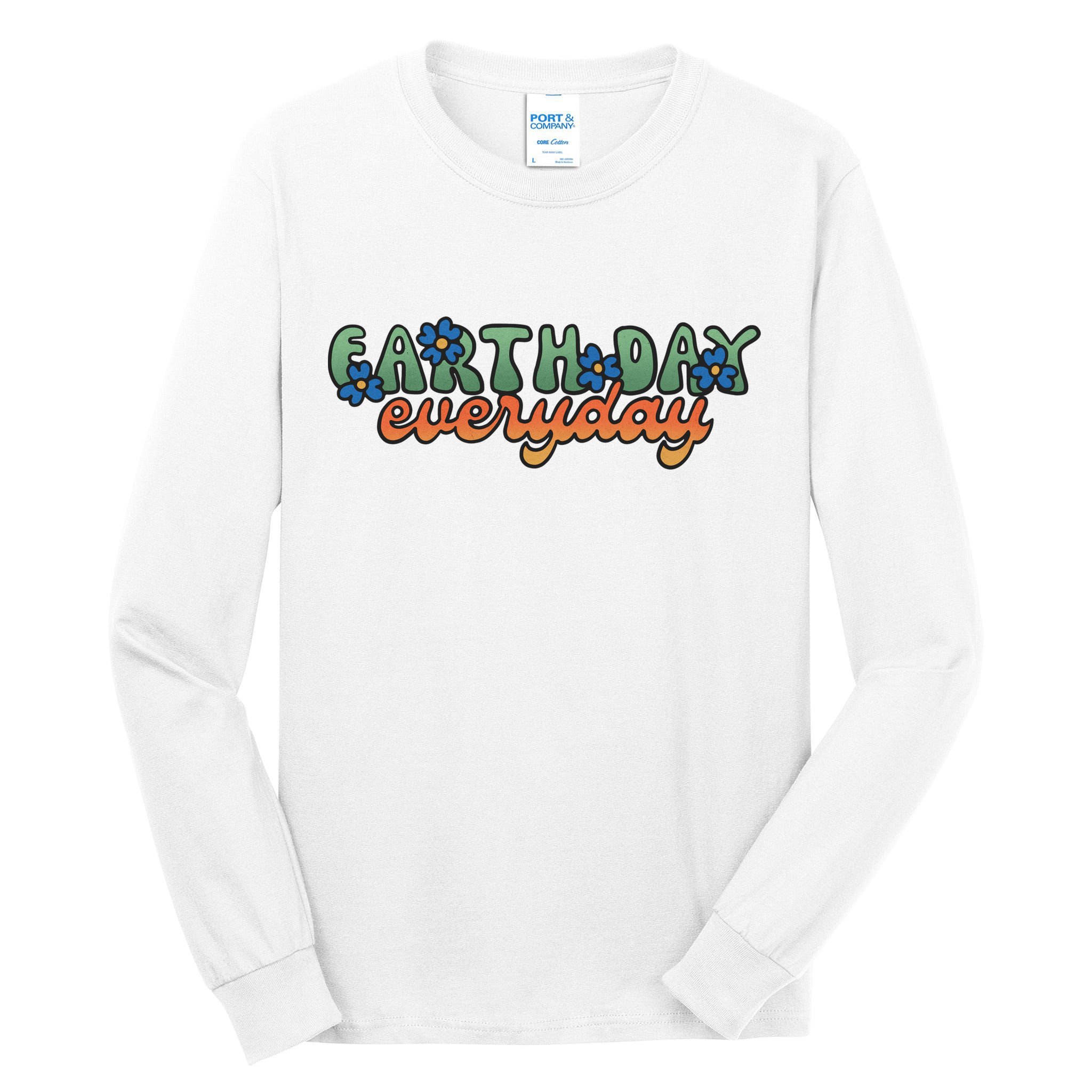 Cute Earth Day Everyday Retro Tall Long Sleeve T-Shirt