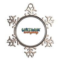 Cute Earth Day Everyday Retro Metallic Star Ornament