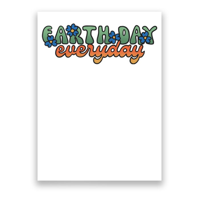 Cute Earth Day Everyday Retro Poster