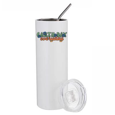 Cute Earth Day Everyday Retro Stainless Steel Tumbler