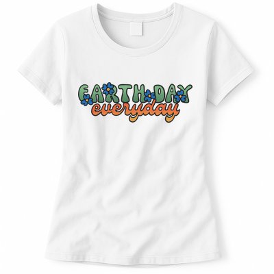 Cute Earth Day Everyday Retro Womens T-Shirt