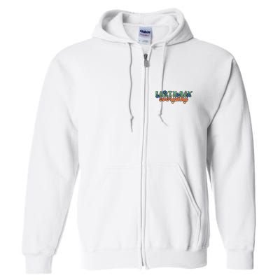 Cute Earth Day Everyday Retro Full Zip Hoodie