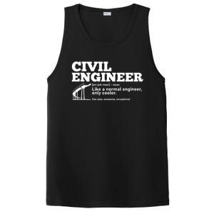 Civil Engineer Definition Funny Engineering Fathers Day Dad Cute Gift PosiCharge Competitor Tank