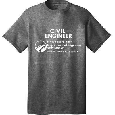 Civil Engineer Definition Funny Engineering T-Shirt