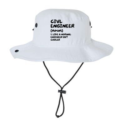 Civil Engineer Definition Funny Engineering Legacy Cool Fit Booney Bucket Hat