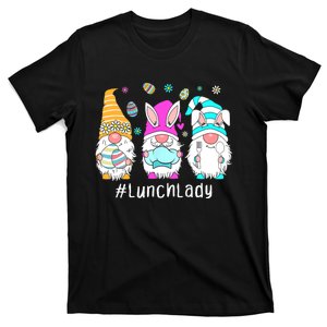 Cute Easter Day Gnome Love Lunch Lady Wo Matching T-Shirt