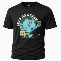 Cute Earth Day Lets Go Green Save The Earth Performance Shirt