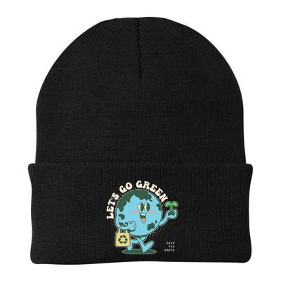 Cute Earth Day Lets Go Green Save The Earth Beanie