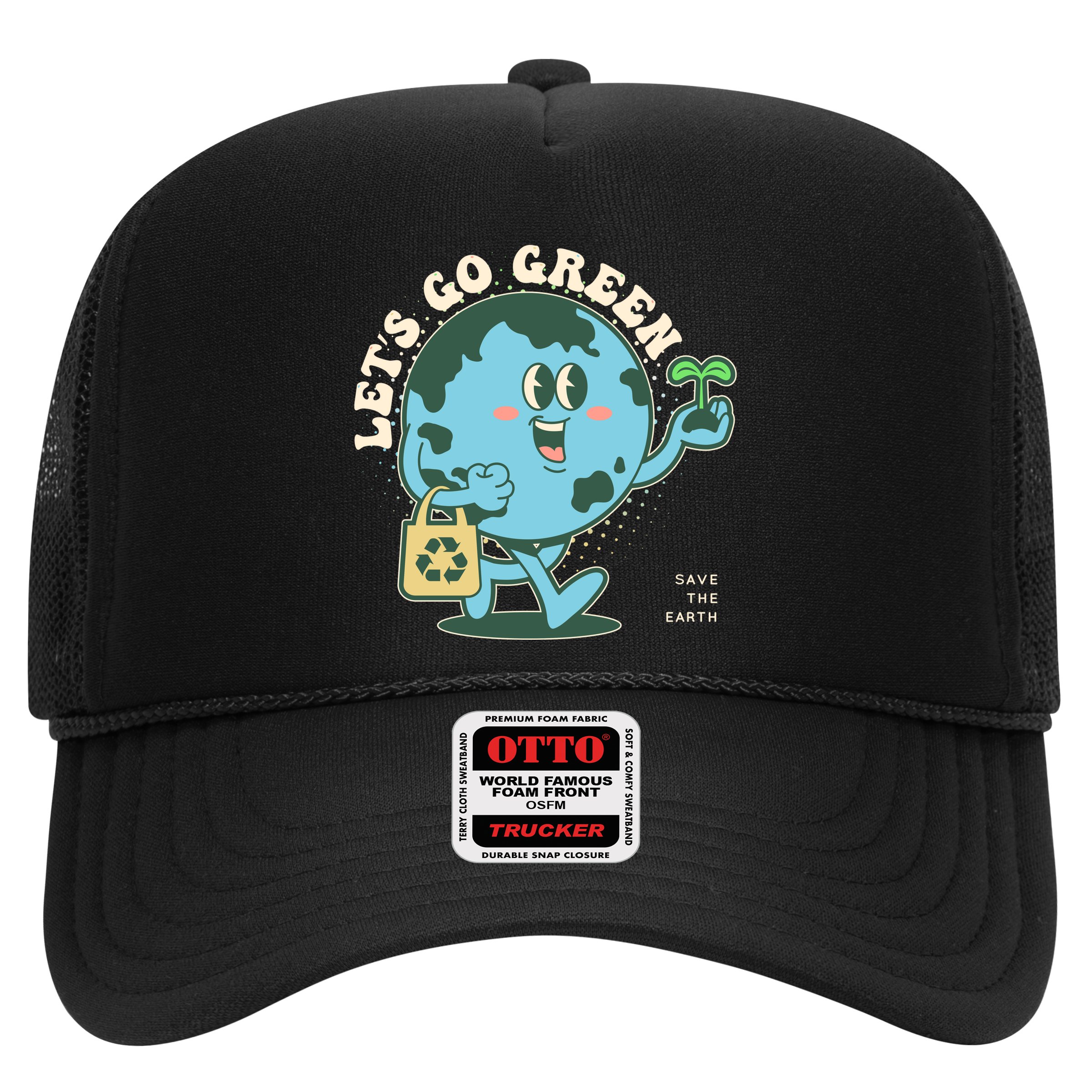 Cute Earth Day Lets Go Green Save The Earth Hat