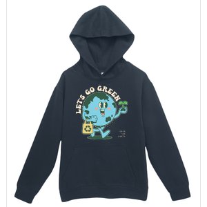 Cute Earth Day Lets Go Green Save The Earth Urban Pullover Hoodie