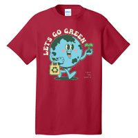 Cute Earth Day Lets Go Green Save The Earth Tall T-Shirt