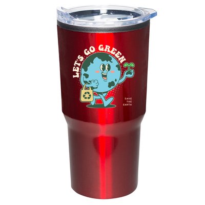 Cute Earth Day Lets Go Green Save The Earth Tumbler