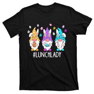 Cute Easter Day Gnome Love Lunch Lady  Matching T-Shirt