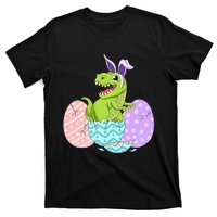 Cute Easter Dinosaur T Rex Bunny Easter Day T-Shirt