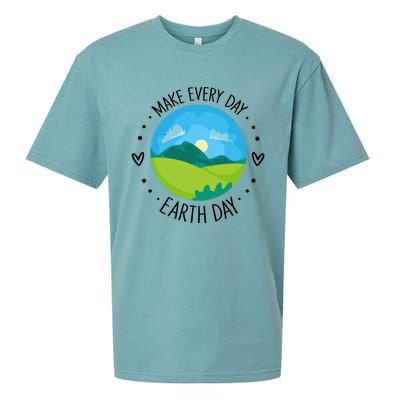 Cute Earth Day Everyday Gift Sueded Cloud Jersey T-Shirt