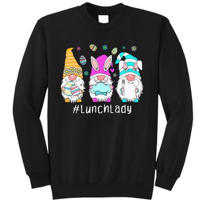 Cute Easter Day Gnome Love Lunch Lady  Matching Sweatshirt