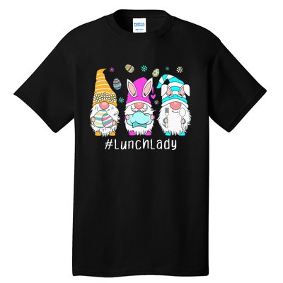 Cute Easter Day Gnome Love Lunch Lady  Matching Tall T-Shirt